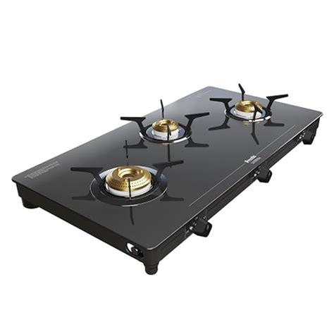 preethi luxe pro gas stove 3 burner